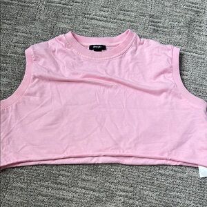 NastyGal cropped Sleeveless muscle tank
